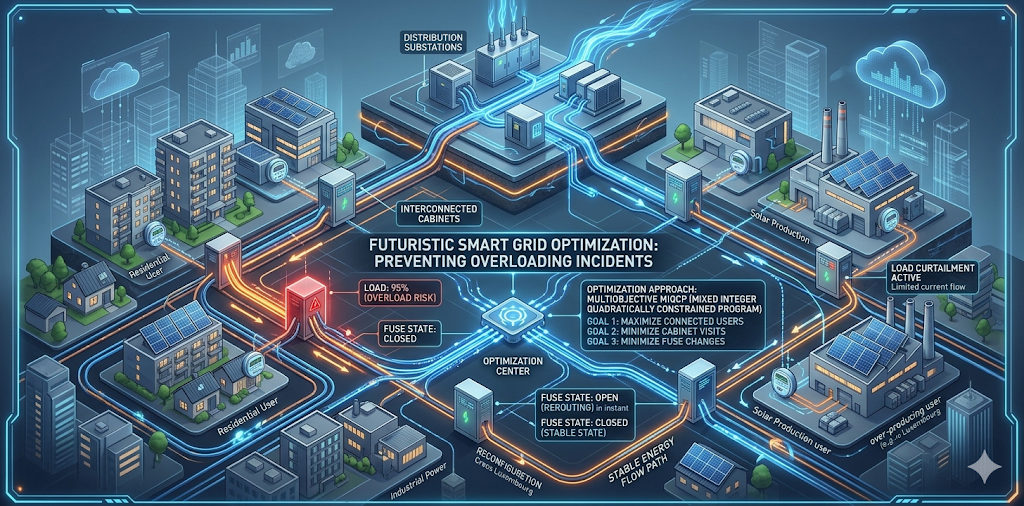 Smart grid low-voltage overloading prevention: a schematic visualization