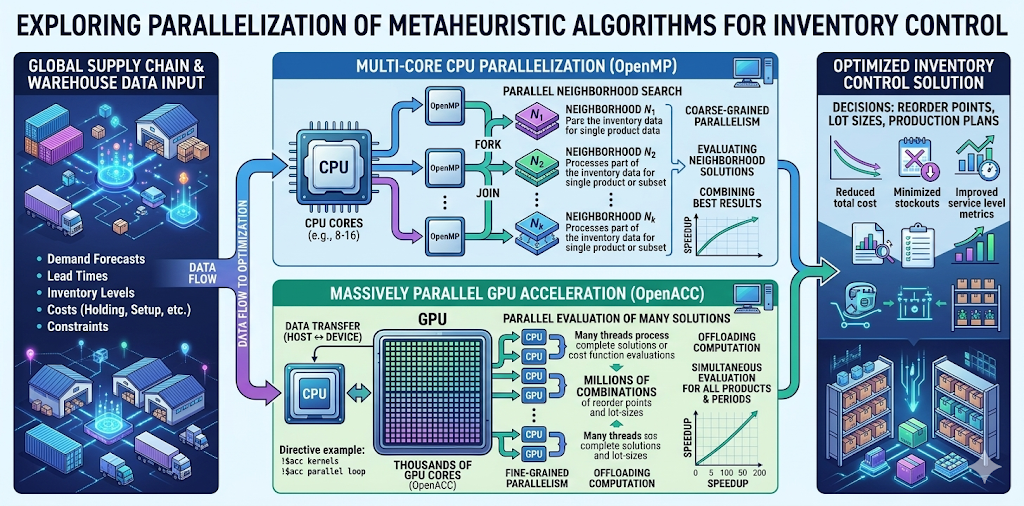Exploring parallelization of Metaheuristics for Inventory Control Problems